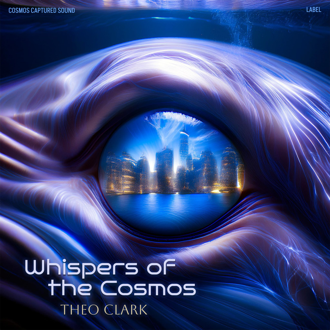2D view of Premade Electronica & Ambient Album Cover - Bunting #16752 | AlbumArtZone*
