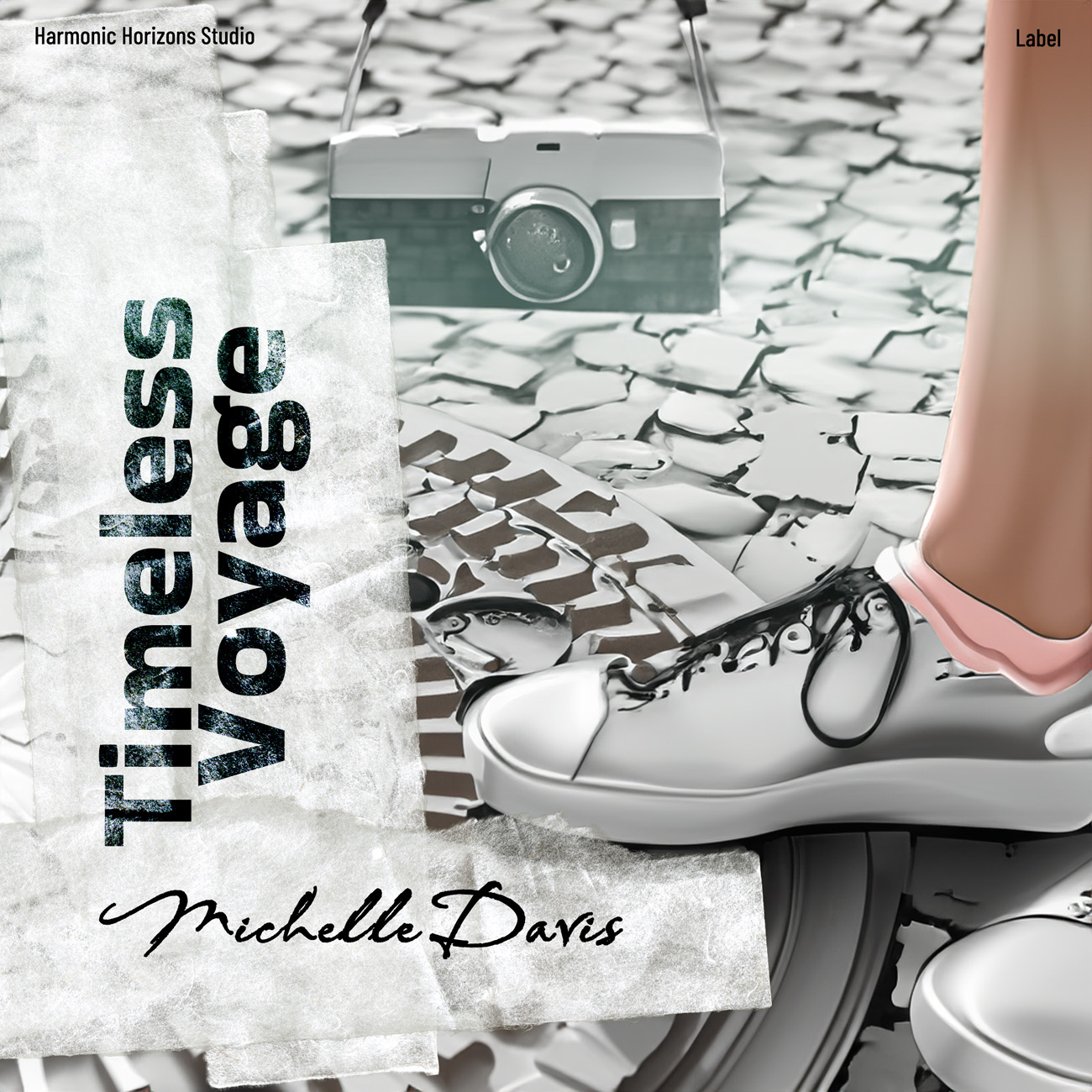 2D view of Premade Pop Album Cover - Quill Gray #16780 | AlbumArtZone*