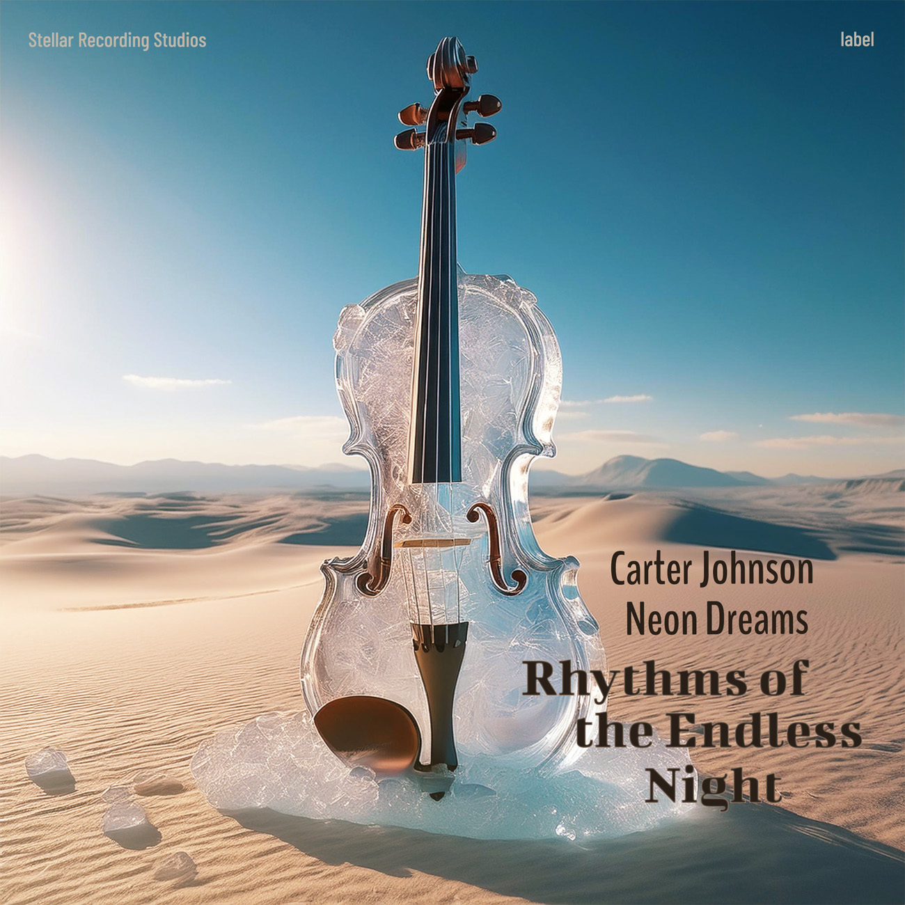 2D view of Premade Contemporary Music Album Cover - Silk #16801 | AlbumArtZone*