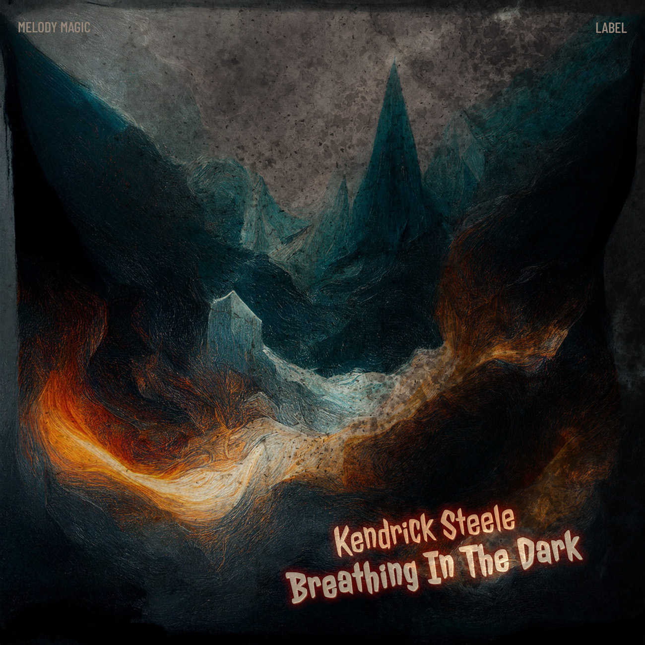 2D view of Premade Rock,Punk & Alternative Album Cover - Woodsmoke #16893 | AlbumArtZone*