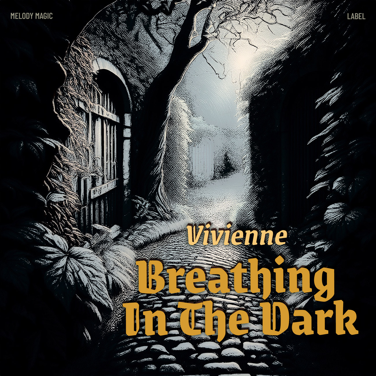 2D view of Premade Electronica & Ambient Album Cover - Woodsmoke #16897 | AlbumArtZone*