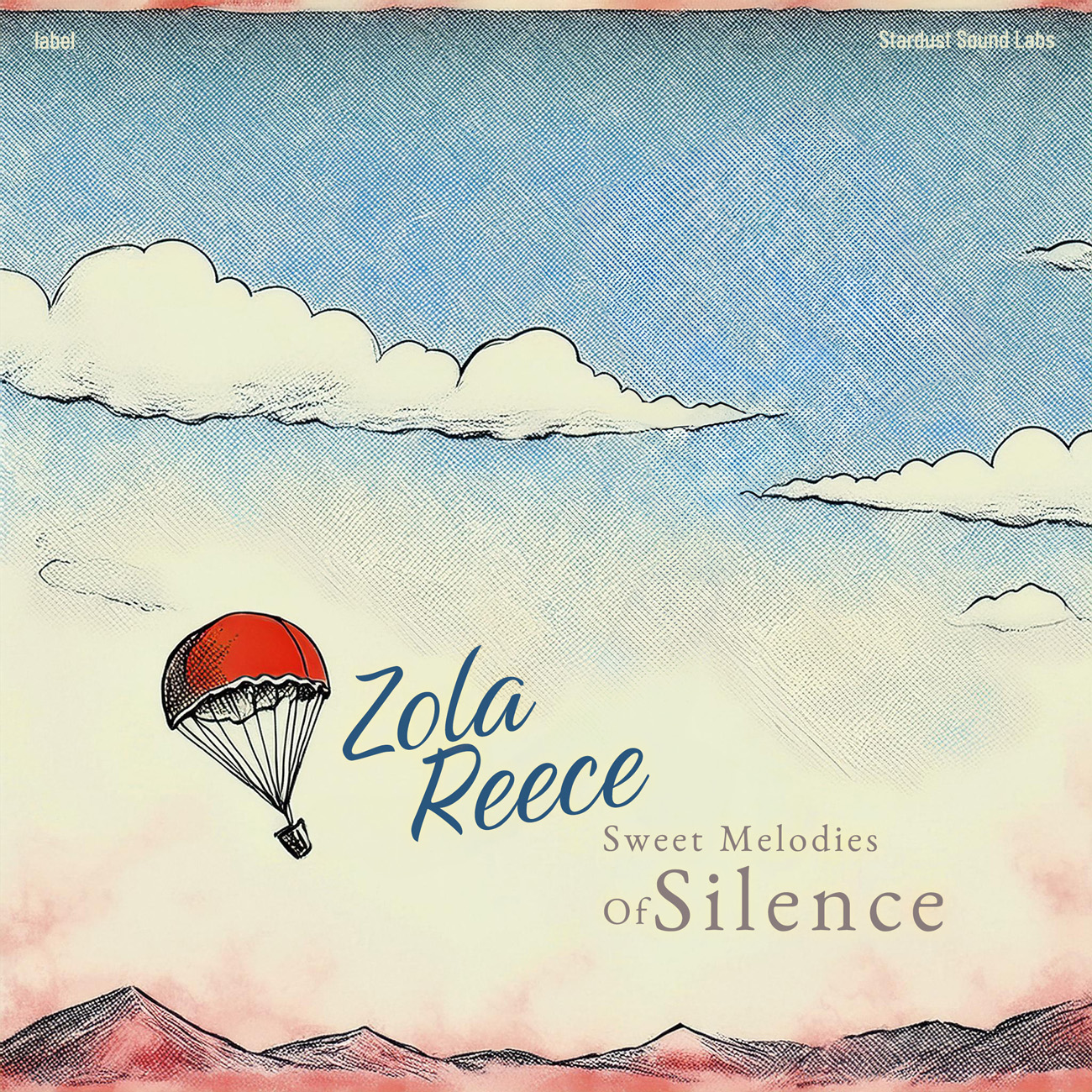 2D view of Premade Indie & Folk Music Album Cover - Moon Mist #16917 | AlbumArtZone*