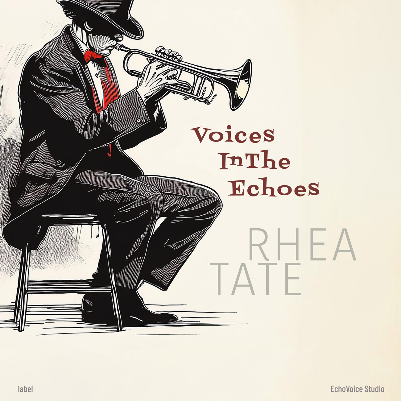2D view of Premade Traditional Jazz & Blues Book Cover - Cod Gray #16928 | AlbumArtZone*