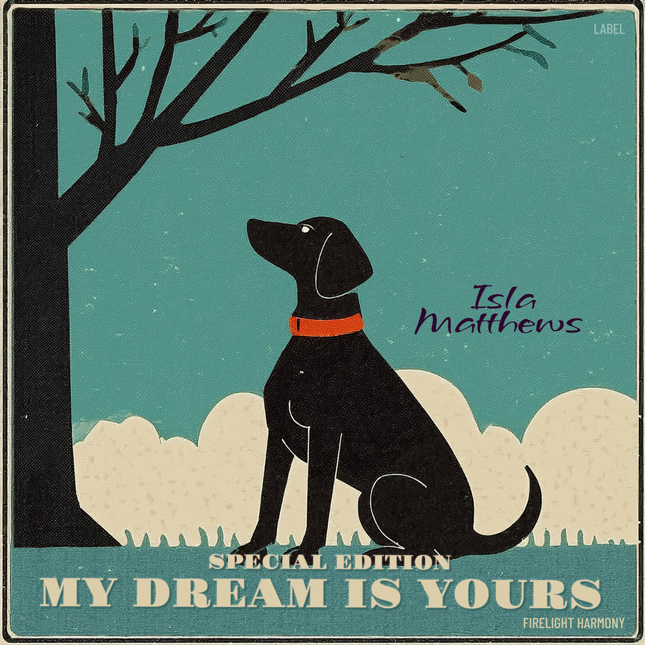 2D view of Premade Indie & Folk Music Book Cover - Smalt Blue #16982 | AlbumArtZone*