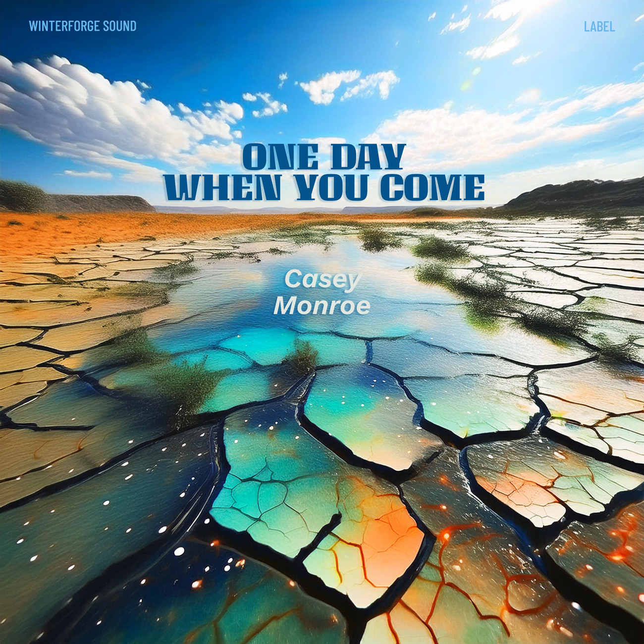 2D view of Premade Indie & Folk Music Album Cover - Akaroa #17045 | AlbumArtZone*