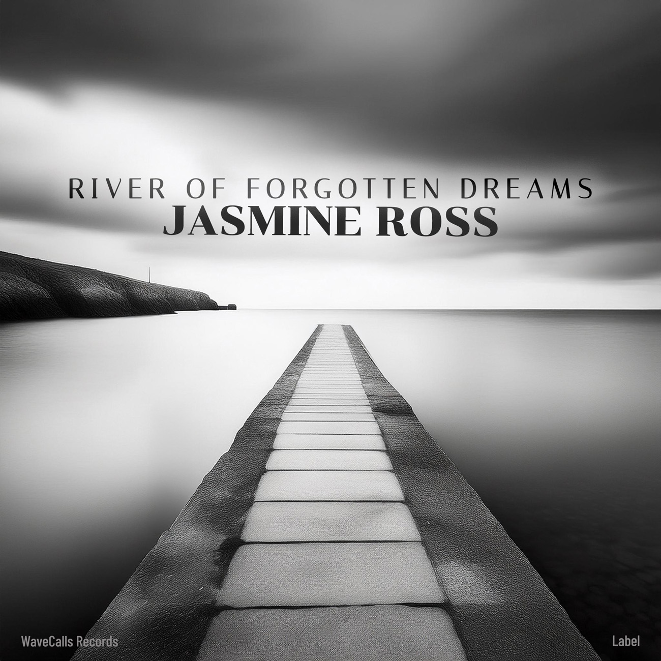 2D view of Premade Electronica & Ambient Album Cover - Silver #17089 | AlbumArtZone*
