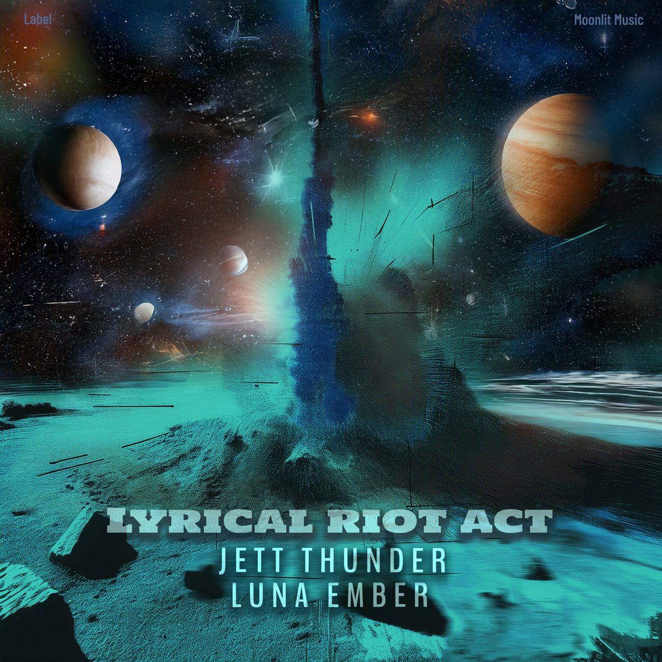 2D view of Premade Rock,Punk & Alternative Album Cover - Mirage #17117 | AlbumArtZone*