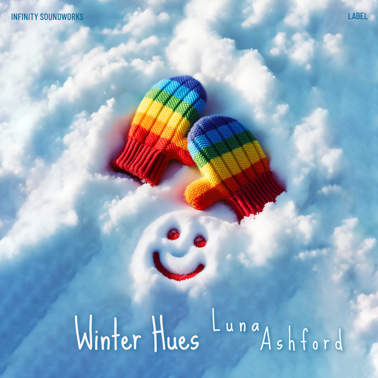 2D view of Premade Pop Album Cover - Glacier #17155 | AlbumArtZone*