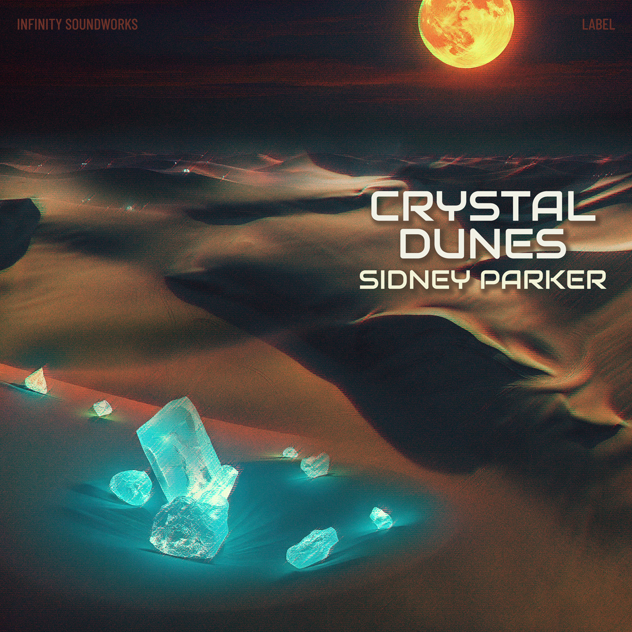 2D view of Premade Electronica & Ambient Album Cover - Outer Space #17179 | AlbumArtZone*