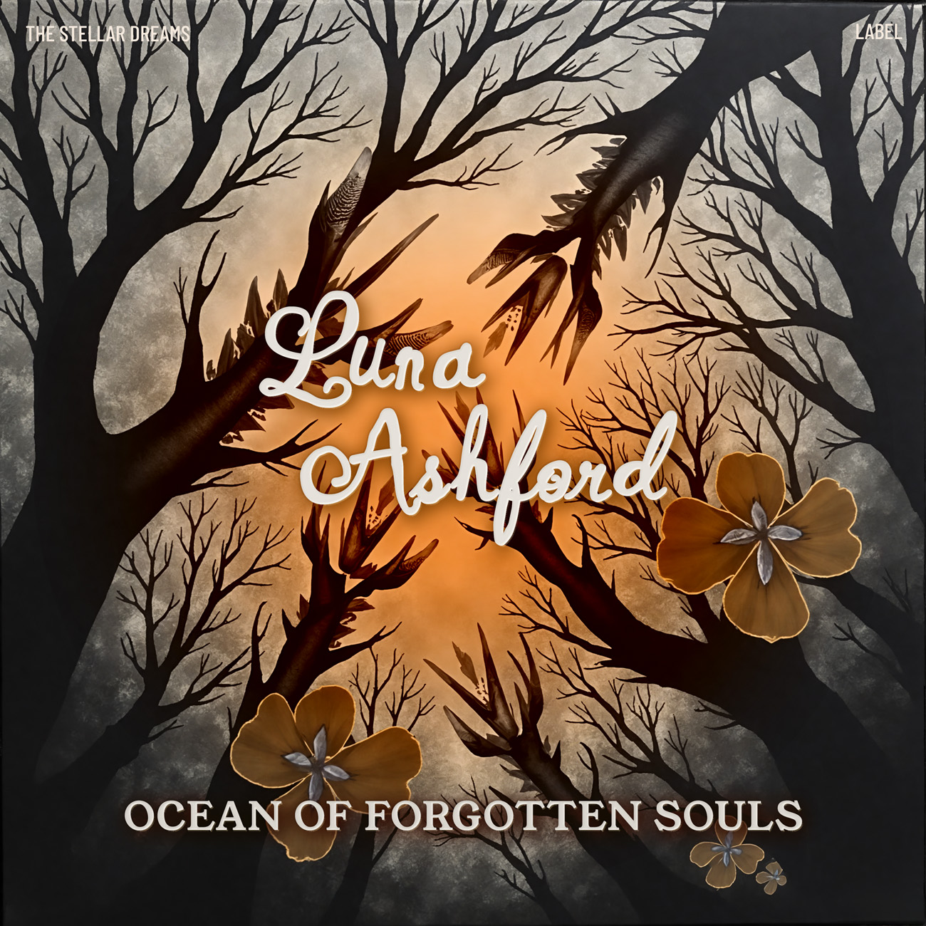 2D view of Premade Indie & Folk Music Album Cover - Tan #17330 | AlbumArtZone*