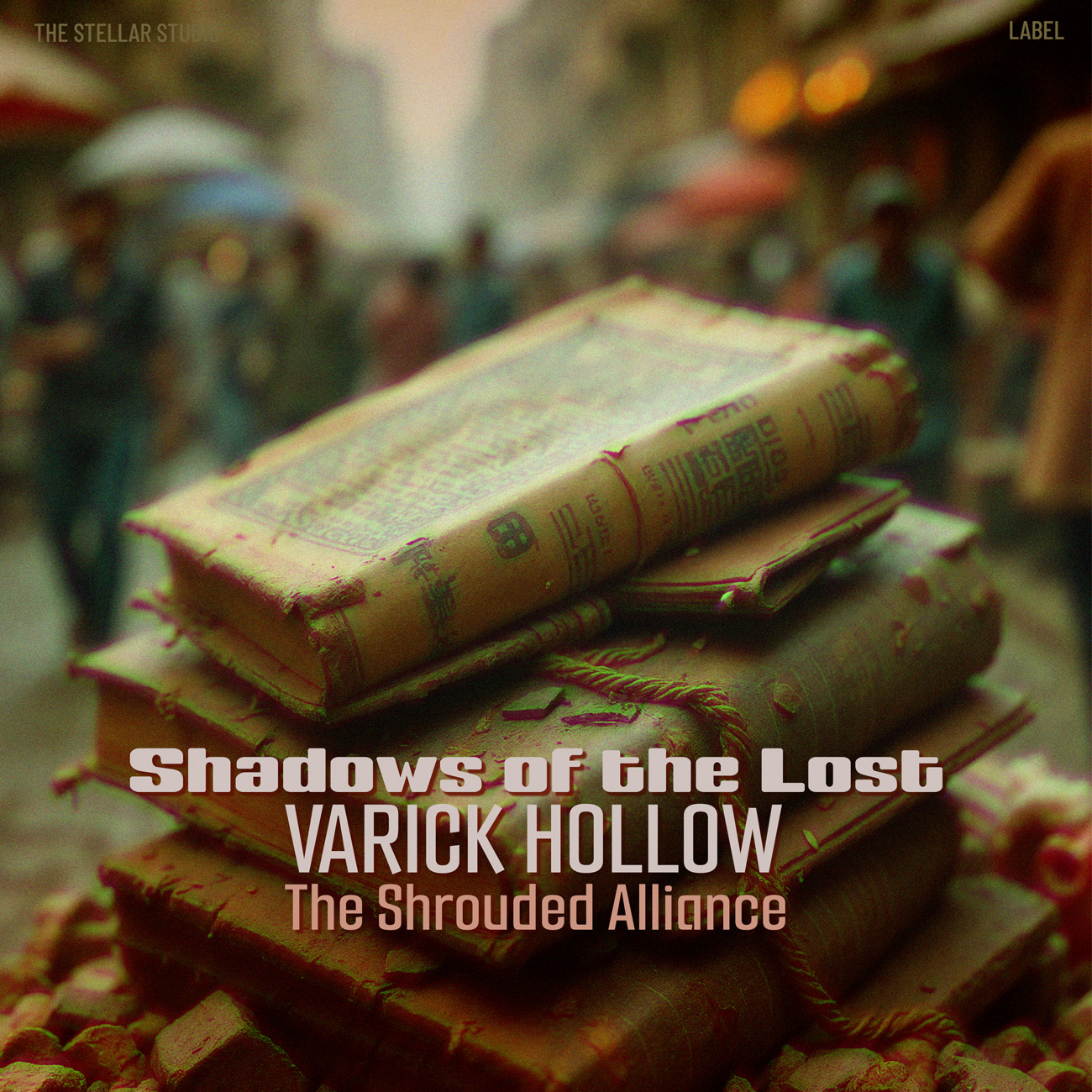 2D view of Premade Indie & Folk Music Book Cover - Metallic Bronze #17338 | AlbumArtZone*