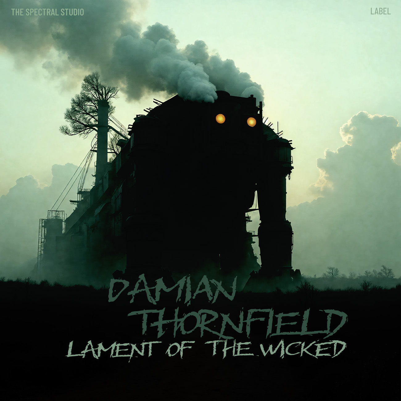 2D view of Premade Electronica & Ambient Album Cover - Racing Green #17359 | AlbumArtZone*