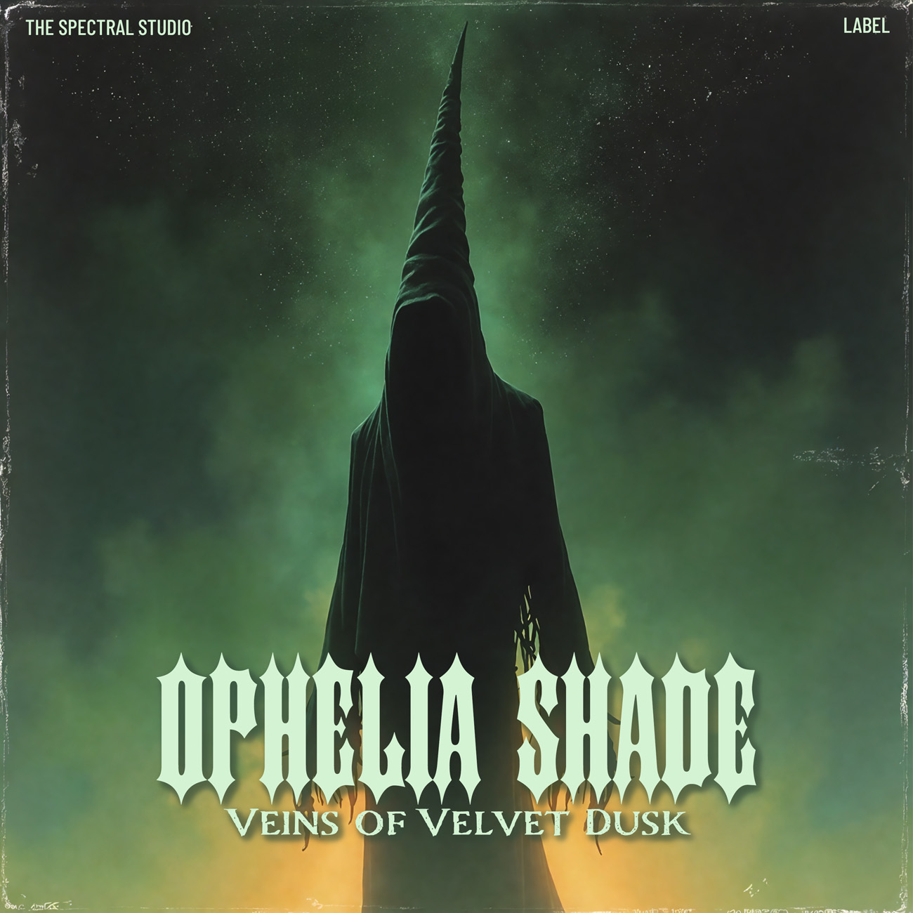2D view of Premade Contemporary Music Book Cover - Lunar Green #17382 | AlbumArtZone*