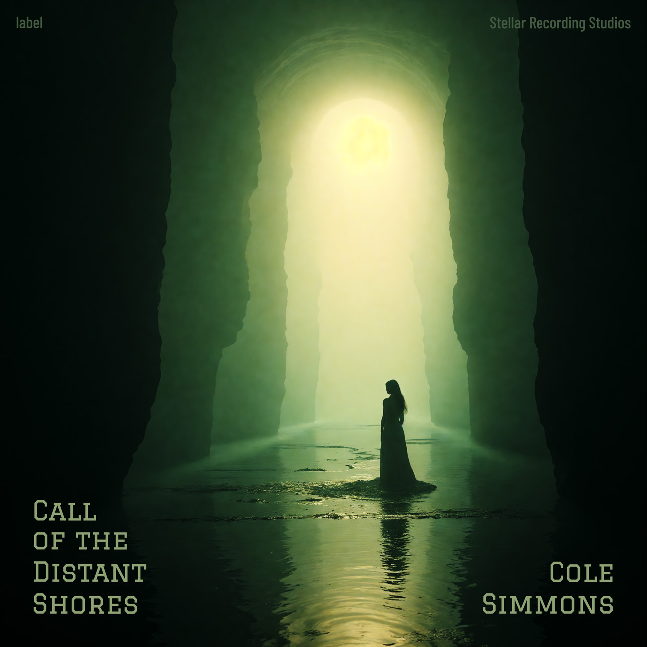 2D view of Premade Electronica & Ambient Album Cover - Pine Glade #17447 | AlbumArtZone*