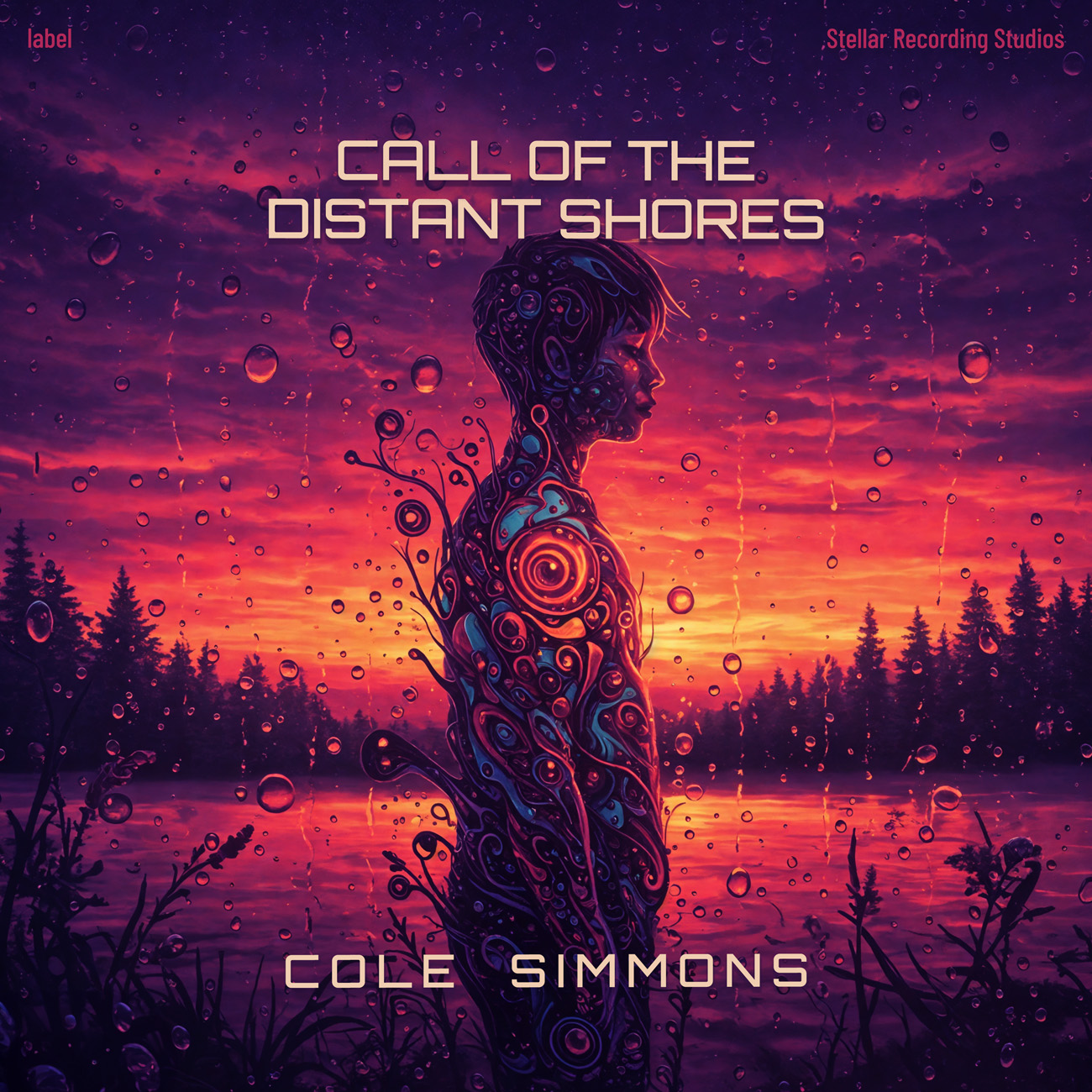 2D view of Premade Electronica & Ambient Album Cover - Mandy #17457 | AlbumArtZone*