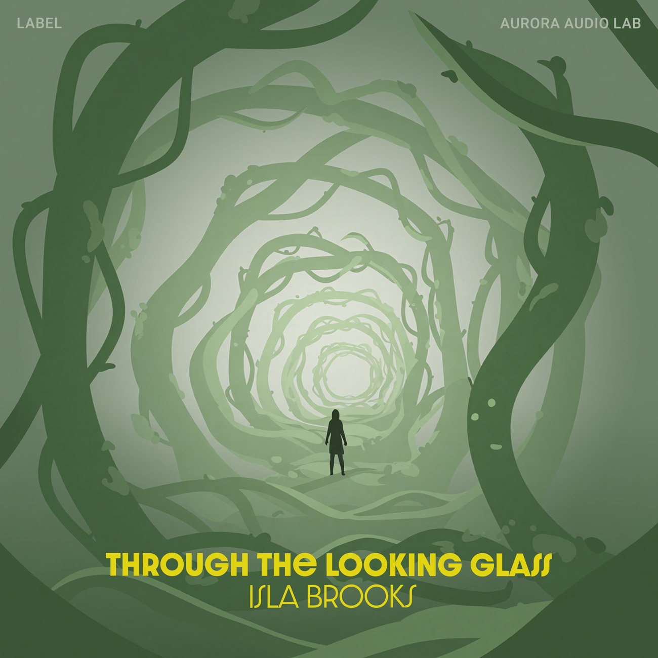 2D view of Premade Podcast Book Cover - Glade Green #17458 | AlbumArtZone*