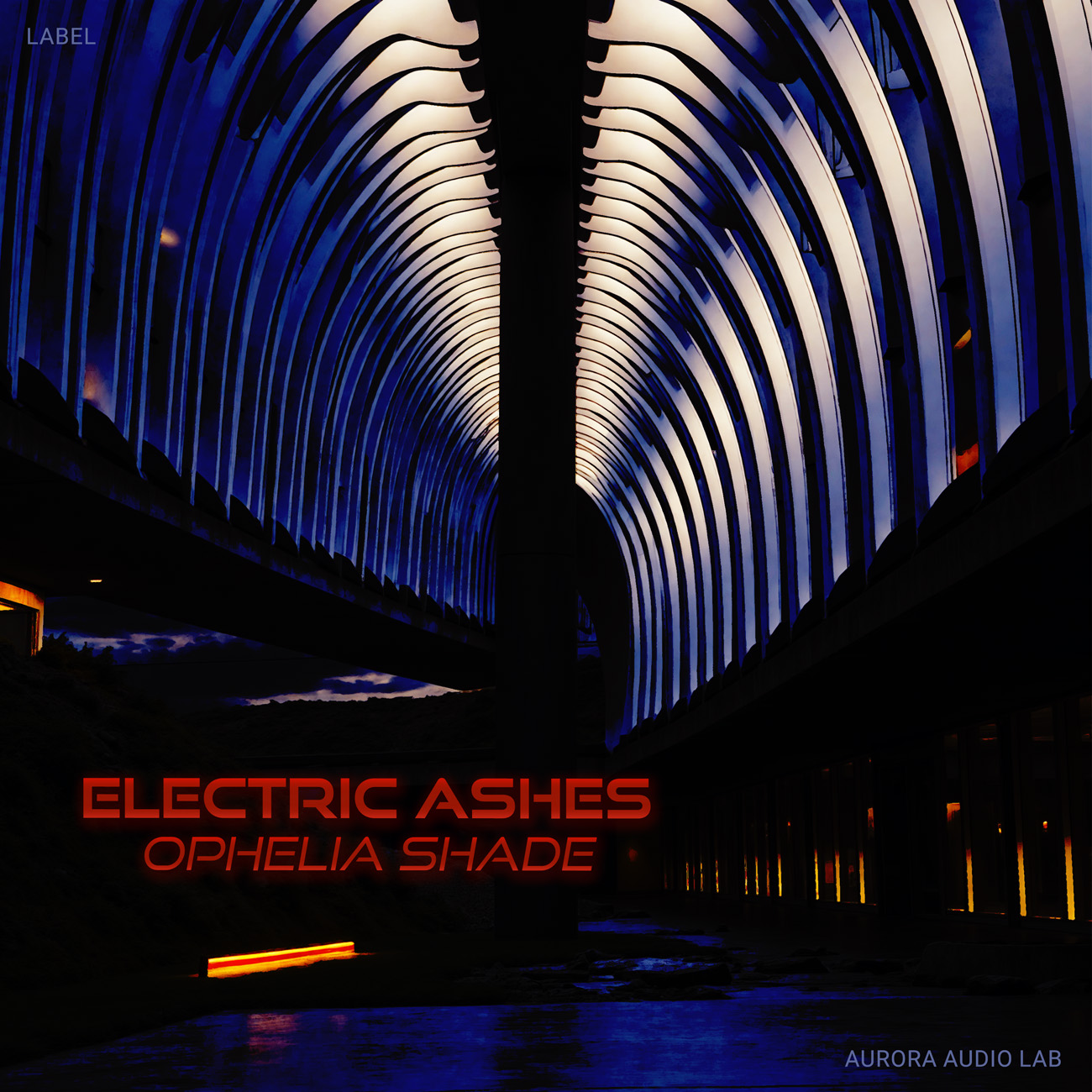 2D view of Premade Rock,Punk & Alternative Album Cover - Ebony #17554 | AlbumArtZone*