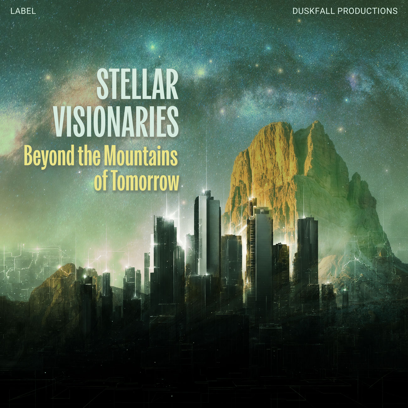 2D view of Premade Electronica & Ambient Album Cover - Heavy Metal #17620 | AlbumArtZone*