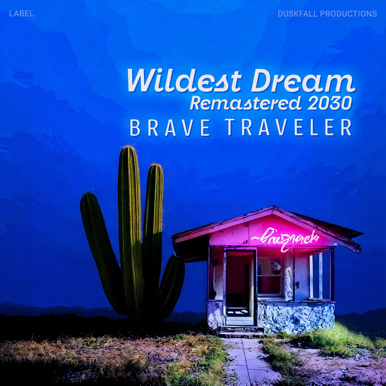 2D view of Premade Dance & House Album Cover - Science Blue #17647 | AlbumArtZone*