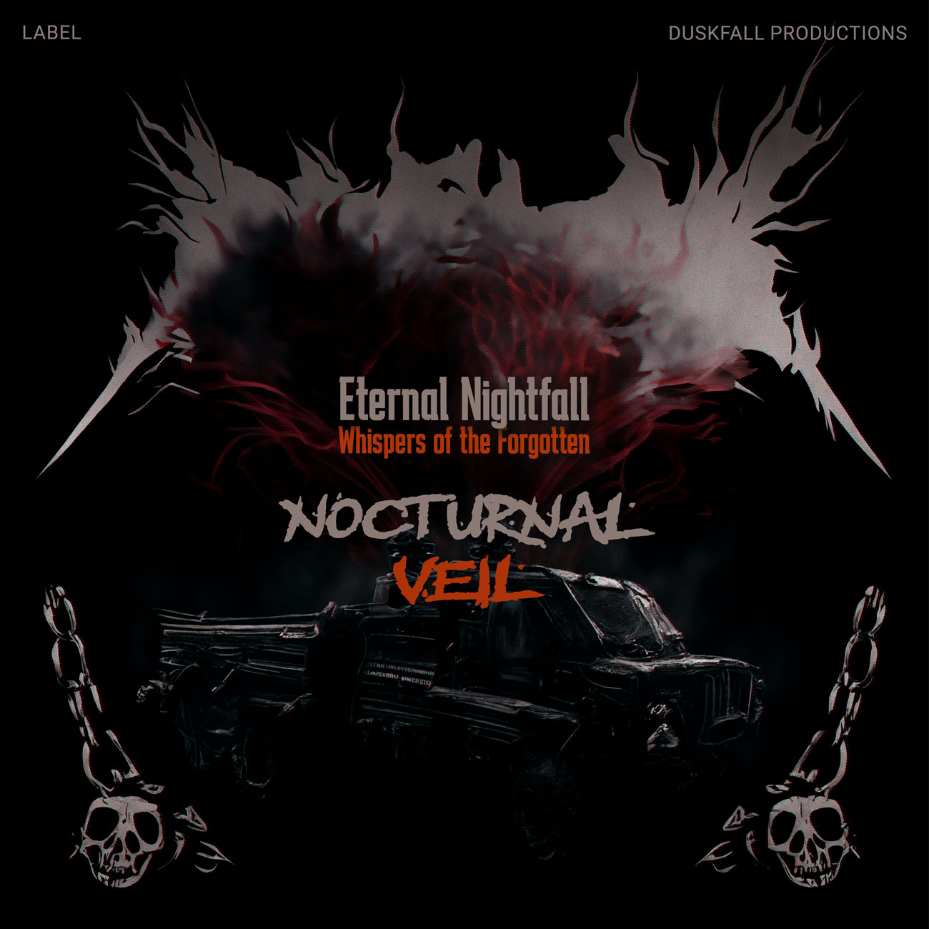 2D view of Premade Heavy Metal & Gothic Metal Album Cover - Cod Gray #17657 | AlbumArtZone*
