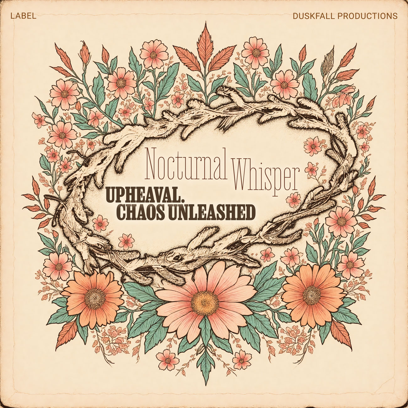 2D view of Premade Indie & Folk Music Album Cover - Chamois #17739 | AlbumArtZone*