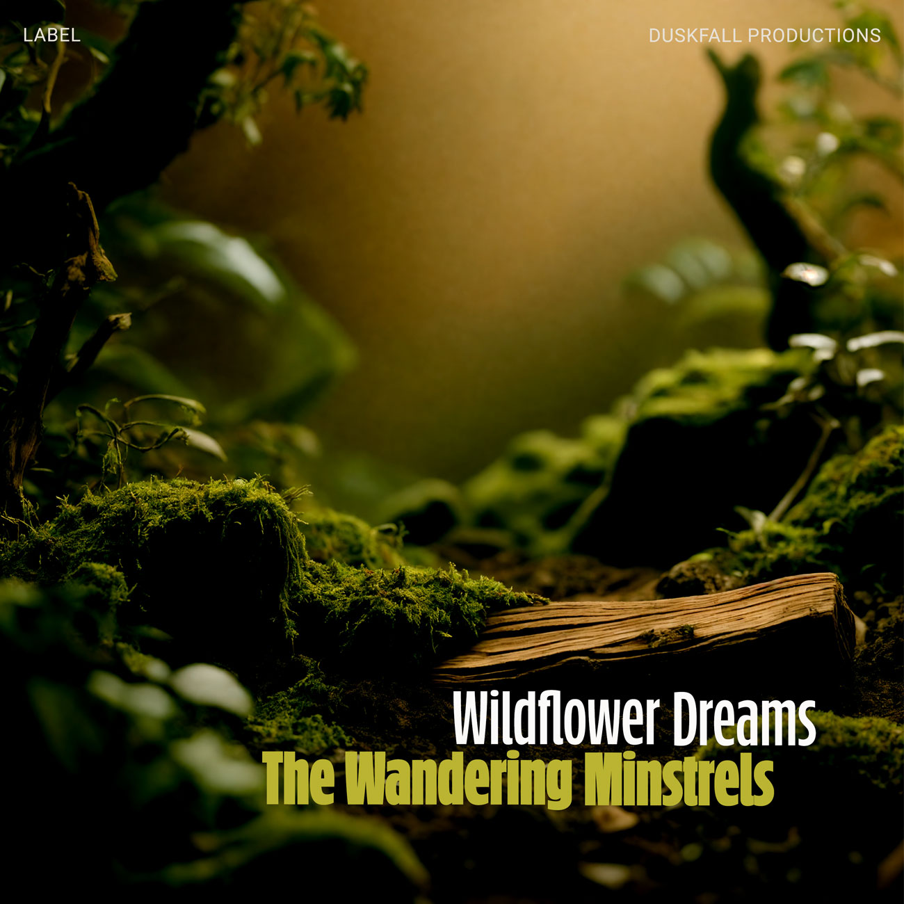 2D view of Premade Indie & Folk Music Album Cover - Husk #17809 | AlbumArtZone*