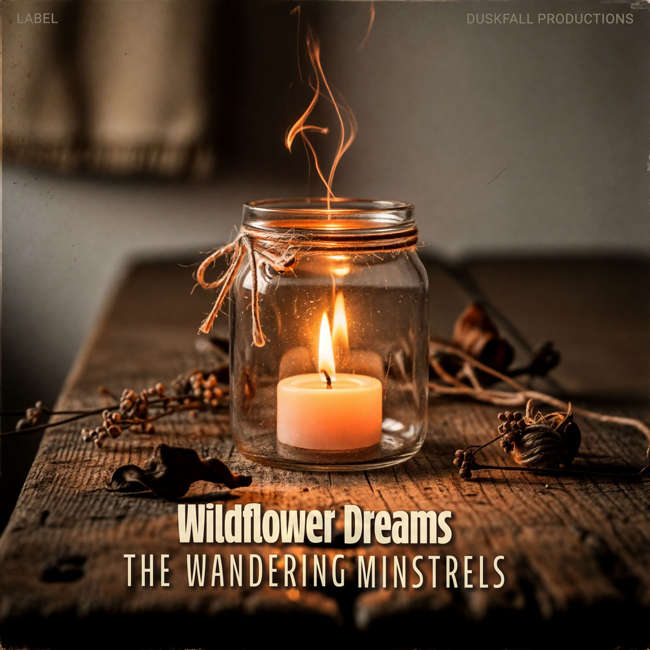 2D view of Premade Indie & Folk Music Album Cover - Bistre #17829 | AlbumArtZone*