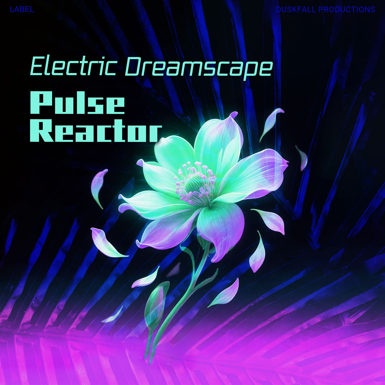 2D view of Premade Electronica & Ambient Album Cover - Ebony #17855 | AlbumArtZone*