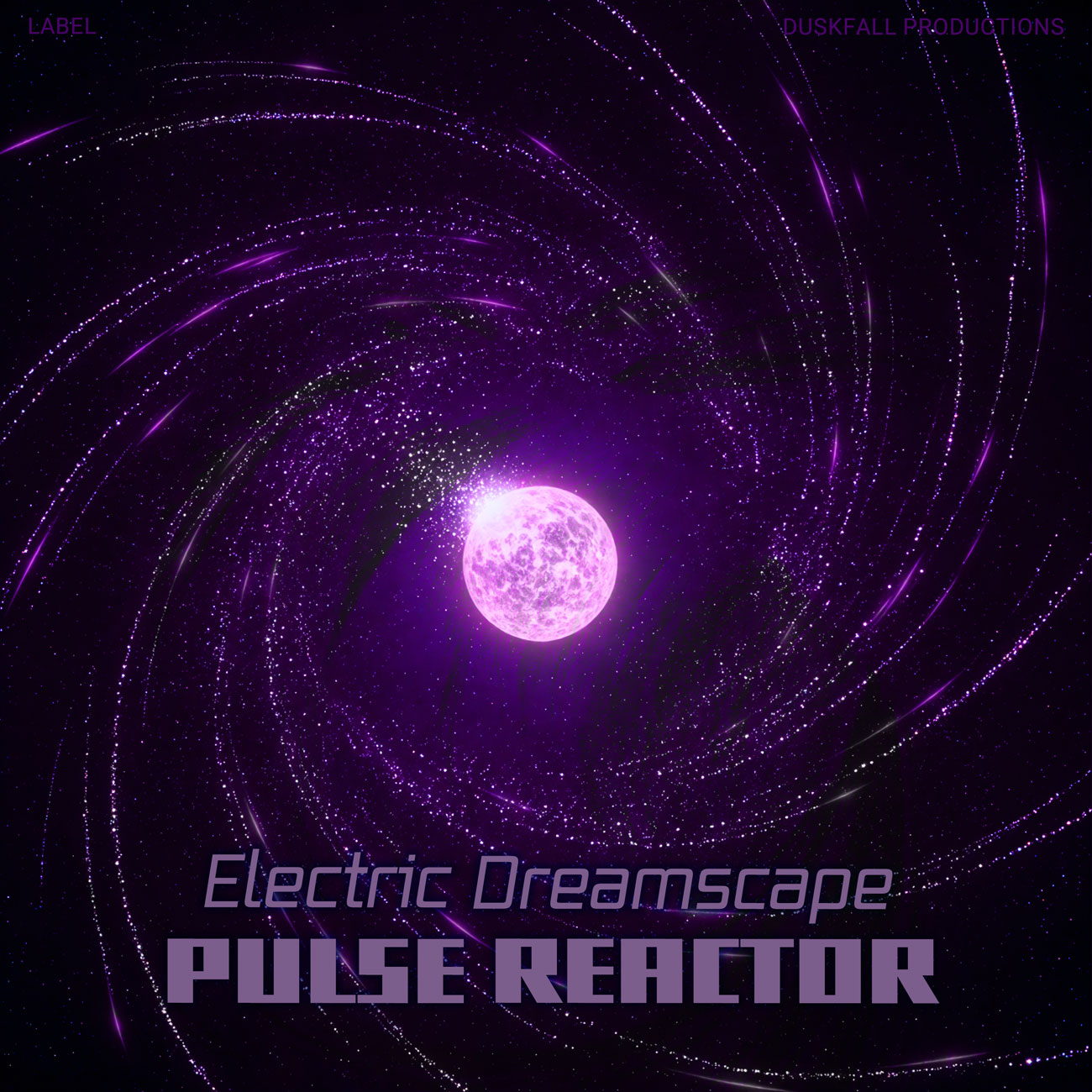 2D view of Premade Electronica & Ambient Album Cover - Violet #17861 | AlbumArtZone*