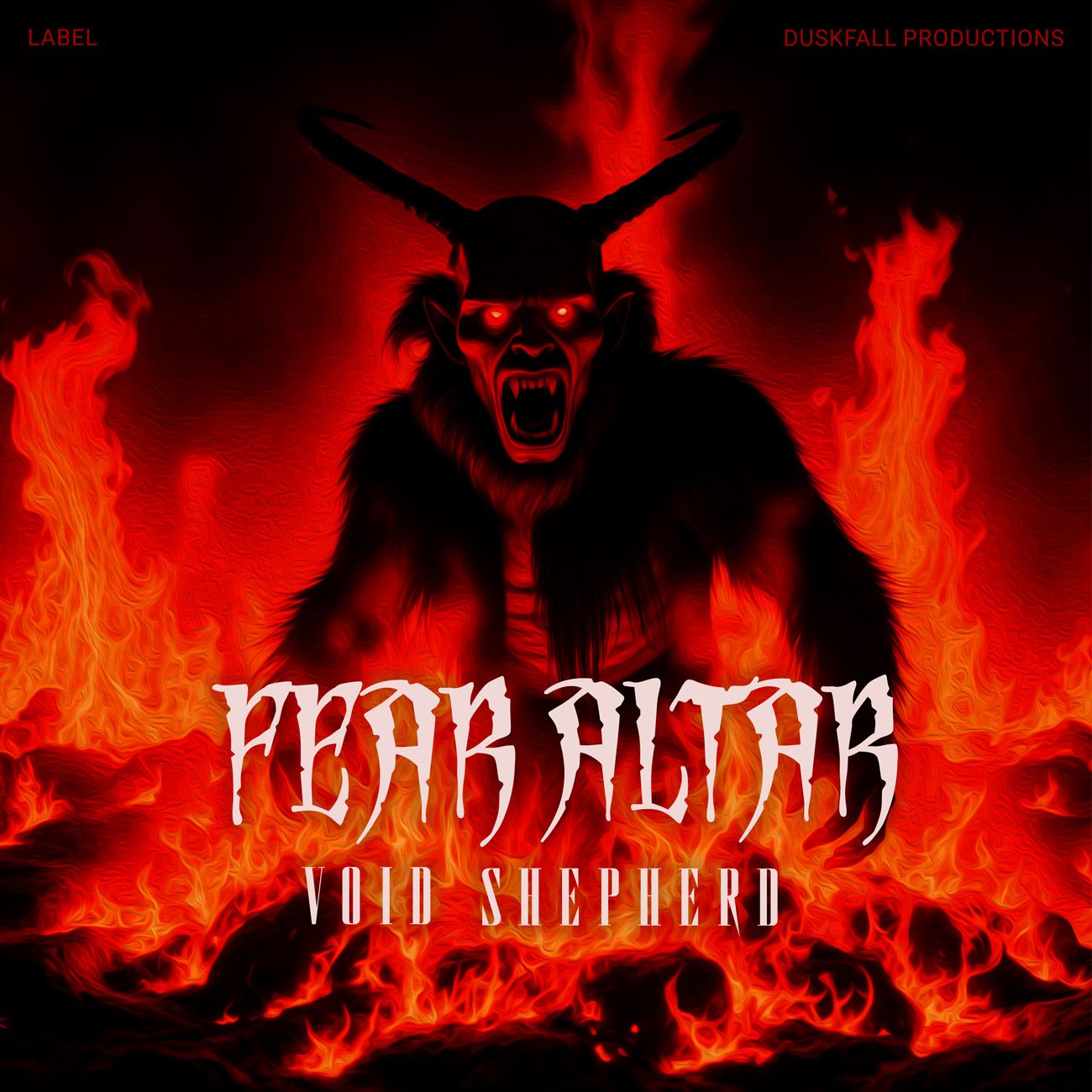 2D view of Premade Heavy Metal & Gothic Metal Album Cover - Sepia Black #18097 | AlbumArtZone*