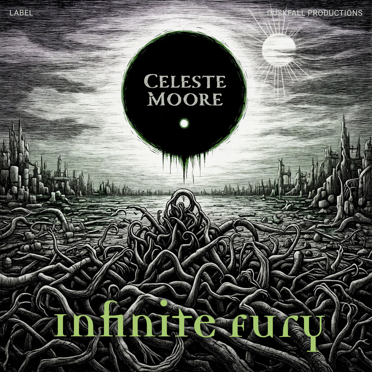 2D view of Premade Electronica & Ambient Album Cover - Celeste #18109 | AlbumArtZone*
