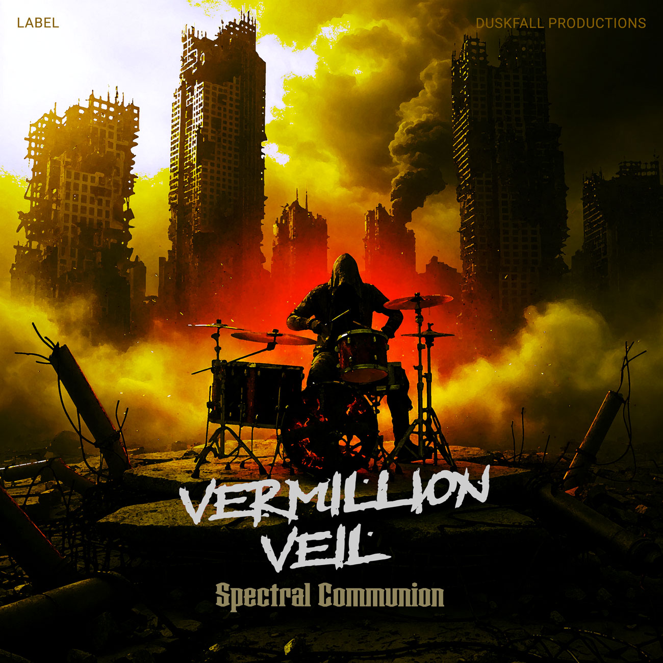 2D view of Premade Electronica & Ambient Album Cover - Old Gold #18178 | AlbumArtZone*