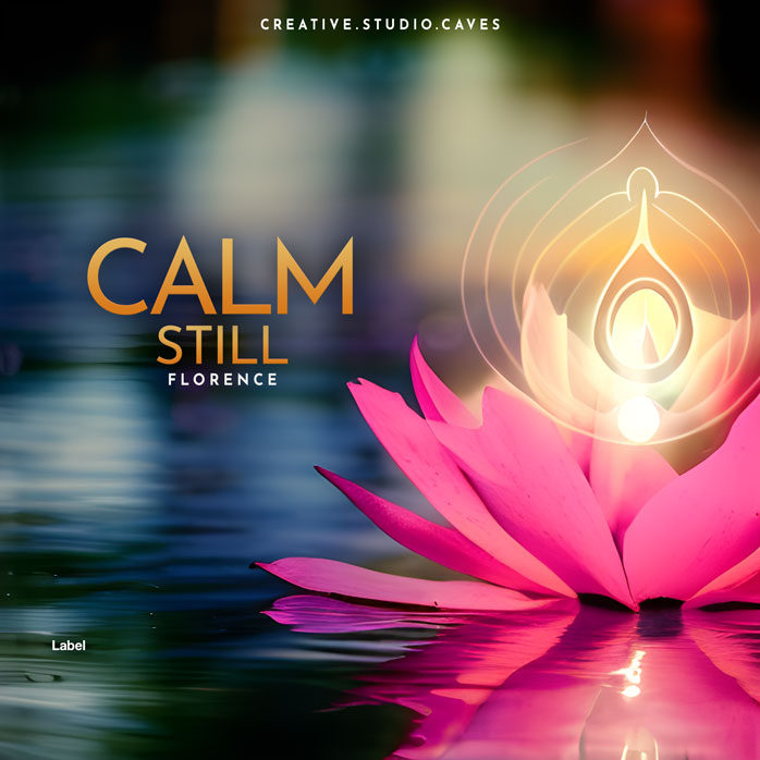 2D view of Premade New Age Album Cover - Deep Blush #21106 | AlbumArtZone*