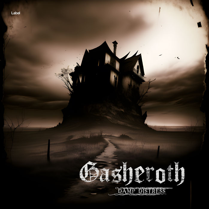 2D view of Premade Heavy Metal & Gothic Metal Album Cover - Soft Amber #21846 | AlbumArtZone*