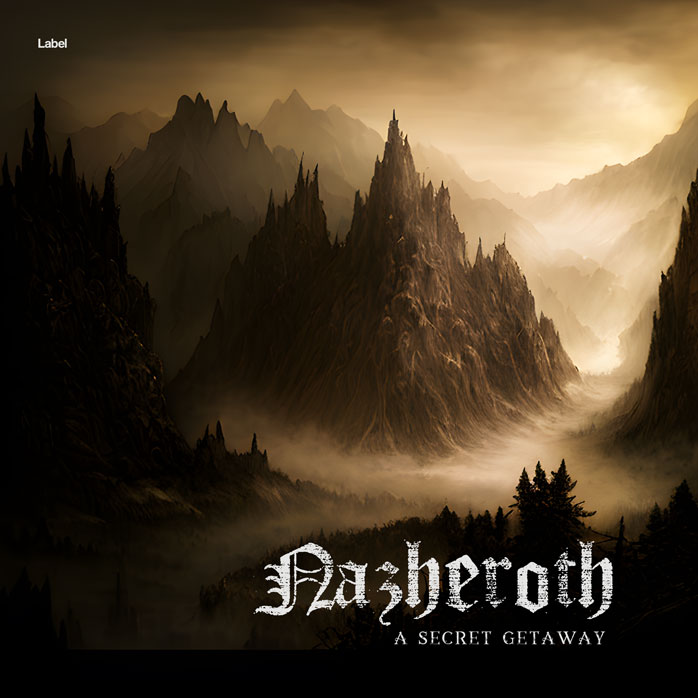 2D view of Premade Heavy Metal & Gothic Metal Album Cover - Tan #21875 | AlbumArtZone*
