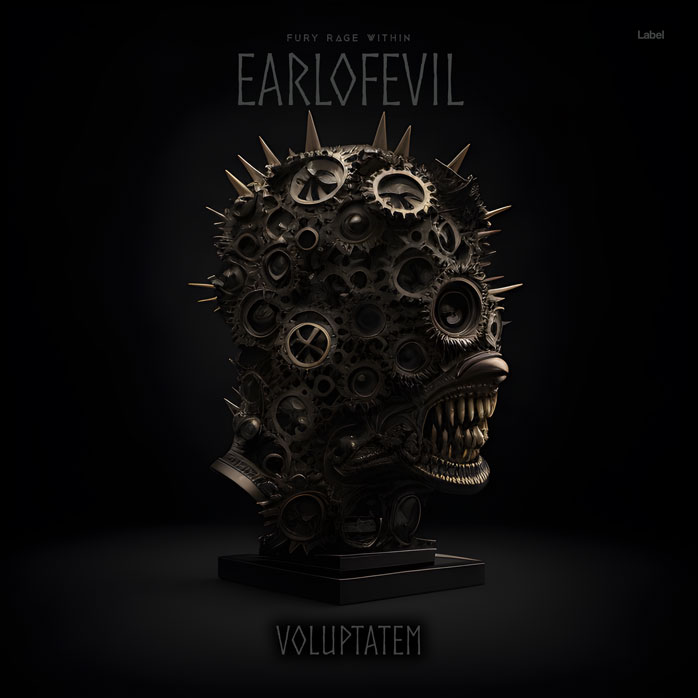 2D view of Premade Heavy Metal & Gothic Metal Album Cover - Cod Gray #21902 | AlbumArtZone*