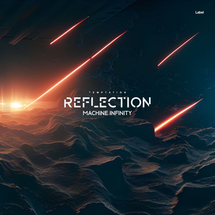 2D view of Premade Electronica & Ambient Album Cover - Mirage #21933 | AlbumArtZone*