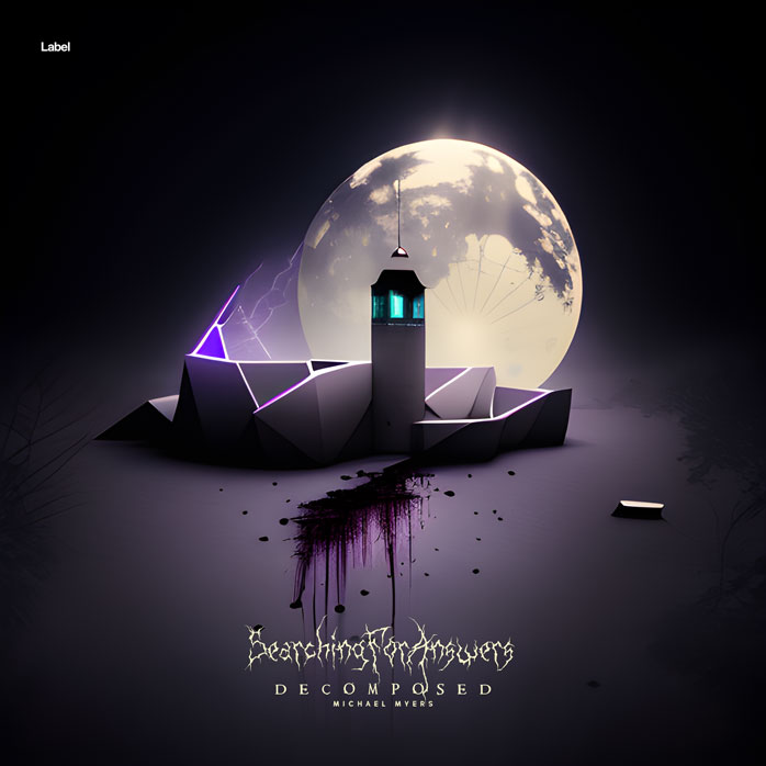 2D view of Premade Heavy Metal & Gothic Metal Album Cover - Cinder #21952 | AlbumArtZone*