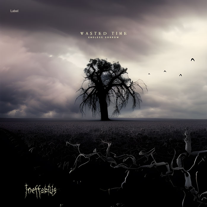 2D view of Premade Heavy Metal & Gothic Metal Album Cover - Silver Rust #22022 | AlbumArtZone*