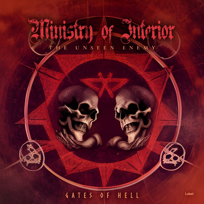 2D view of Premade Heavy Metal & Gothic Metal Album Cover - Maroon Oak #22104 | AlbumArtZone*