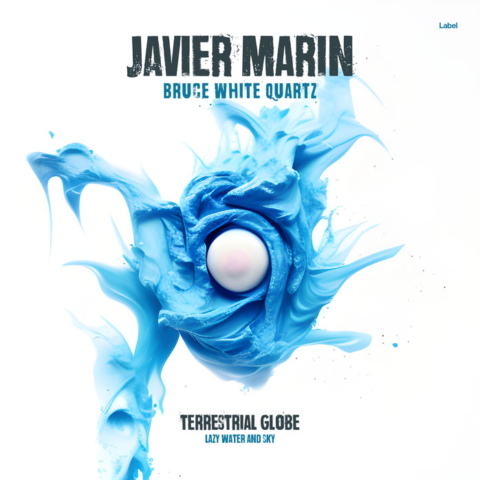 2D view of Premade Pop Album Cover - Curious Blue #22361 | AlbumArtZone*