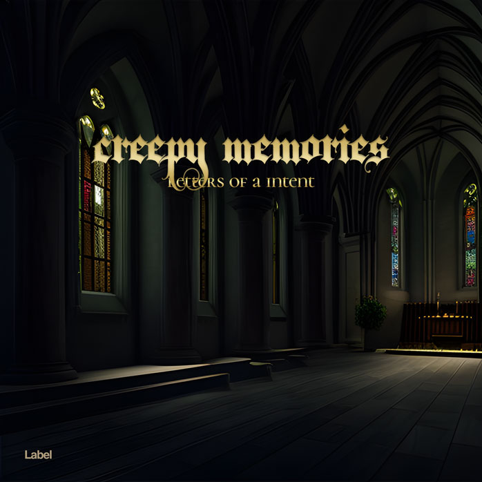 2D view of Premade Heavy Metal & Gothic Metal Album Cover - Woodsmoke #22705 | AlbumArtZone*
