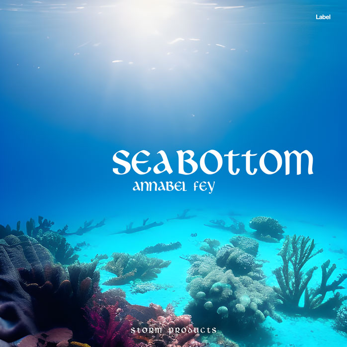 2D view of Premade Pop Album Cover - Curious Blue #22772 | AlbumArtZone*