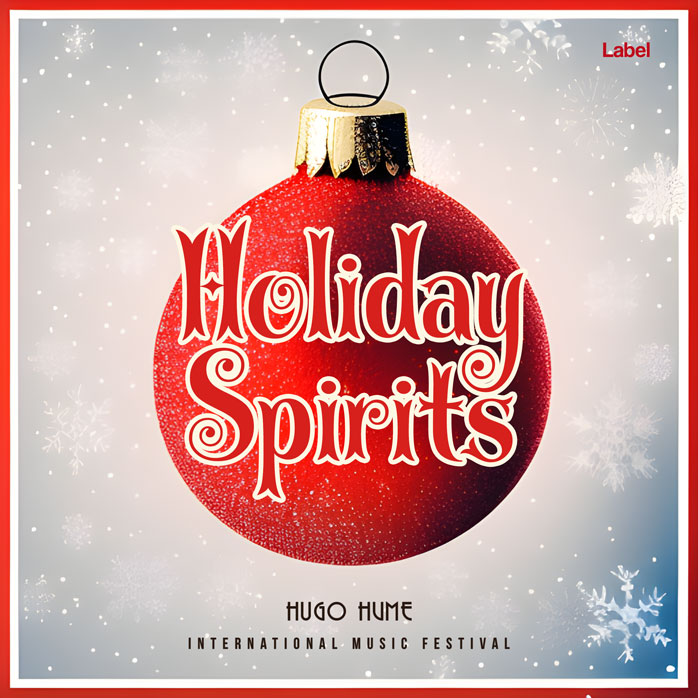 2D view of Premade Christmas Music Album Cover - Timberwolf #23051 | AlbumArtZone*
