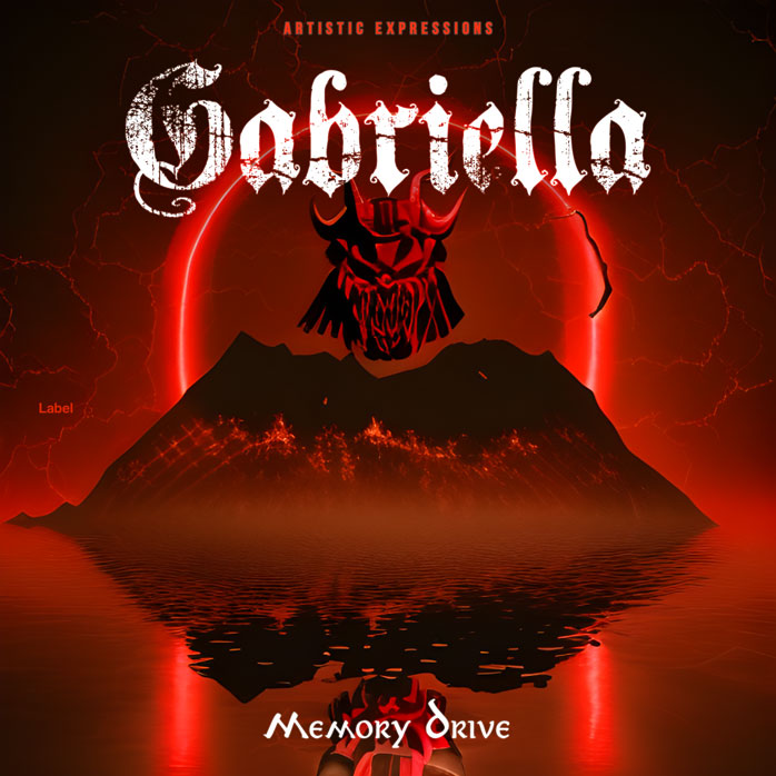 2D view of Premade Heavy Metal & Gothic Metal Album Cover - Rustic Red #23056 | AlbumArtZone*