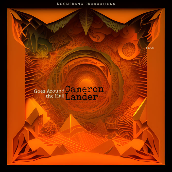 2D view of Premade Rock,Punk & Alternative Album Cover - Burnt Orange #23142 | AlbumArtZone*