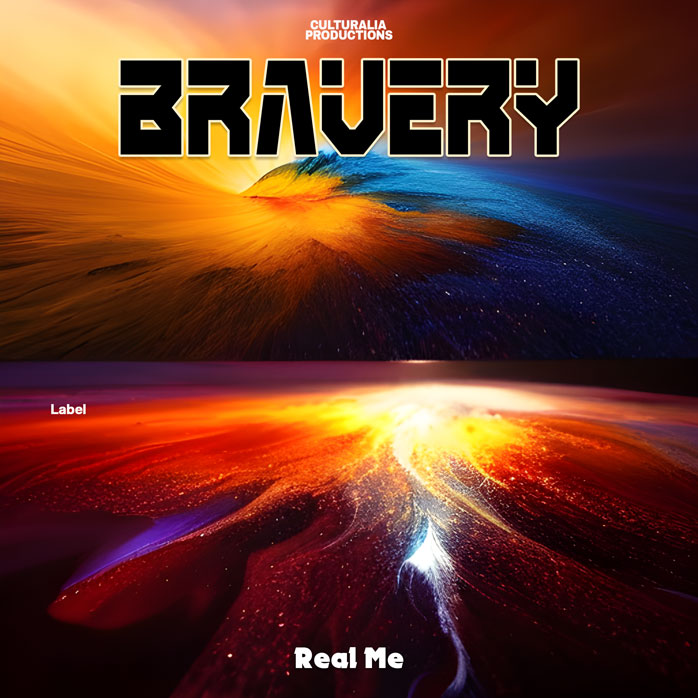 2D view of Premade Heavy Metal & Gothic Metal Album Cover - Burnt Sienna #23223 | AlbumArtZone*