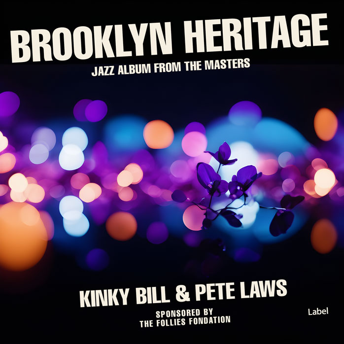2D view of Premade Traditional Jazz & Blues Album Cover - Ebony #23657 | AlbumArtZone*