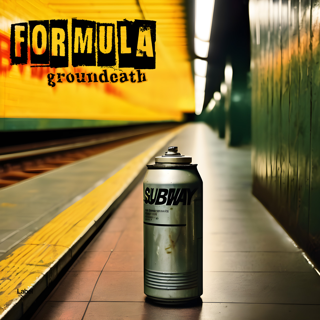 2D view of Premade Contemporary Music Album Cover - Old Gold #23766 | AlbumArtZone*