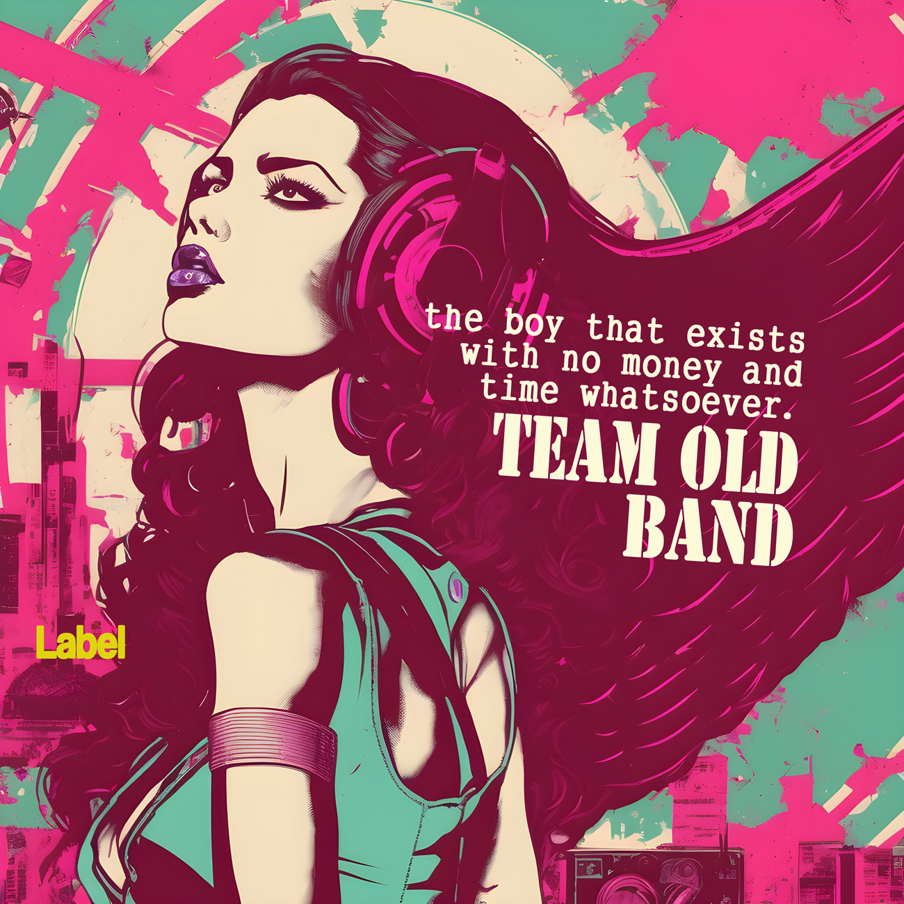 2D view of Premade Rock,Punk & Alternative Album Cover - Claret #23784 | AlbumArtZone*